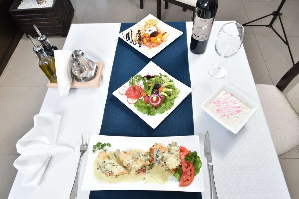 View Inn Boutique Hotel 스코페 레스토랑 사진